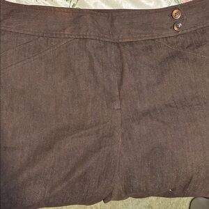 Chocolate Brown Dress Capris